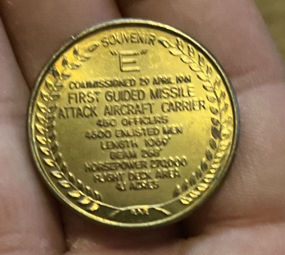 U.S.S. Kitty Hawk CV-63 Souvenir Coin  coin collectible - Main Image 2