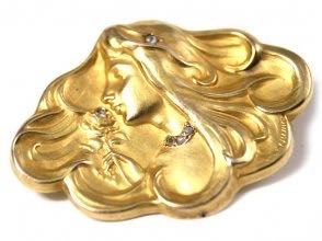 Art Nouveau Steel Die Hub  coin collectible - Main Image 3