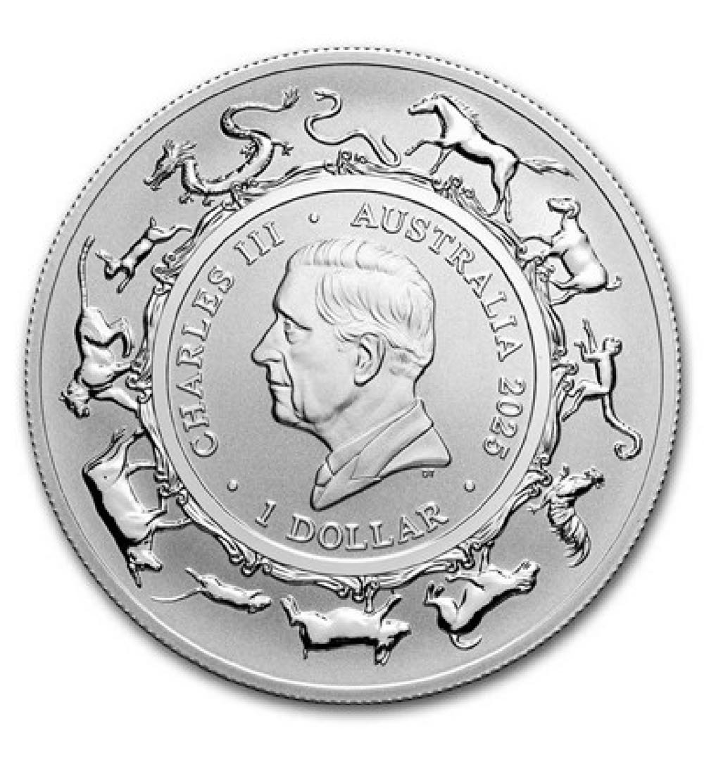 Silver Lunar Series RAM  coin collectible - Main Image 2