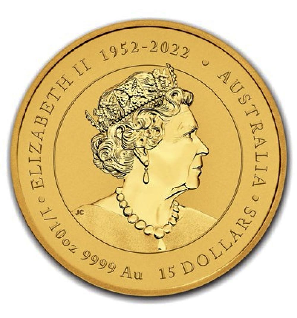 Gold Lunar Series III  coin collectible - Main Image 2
