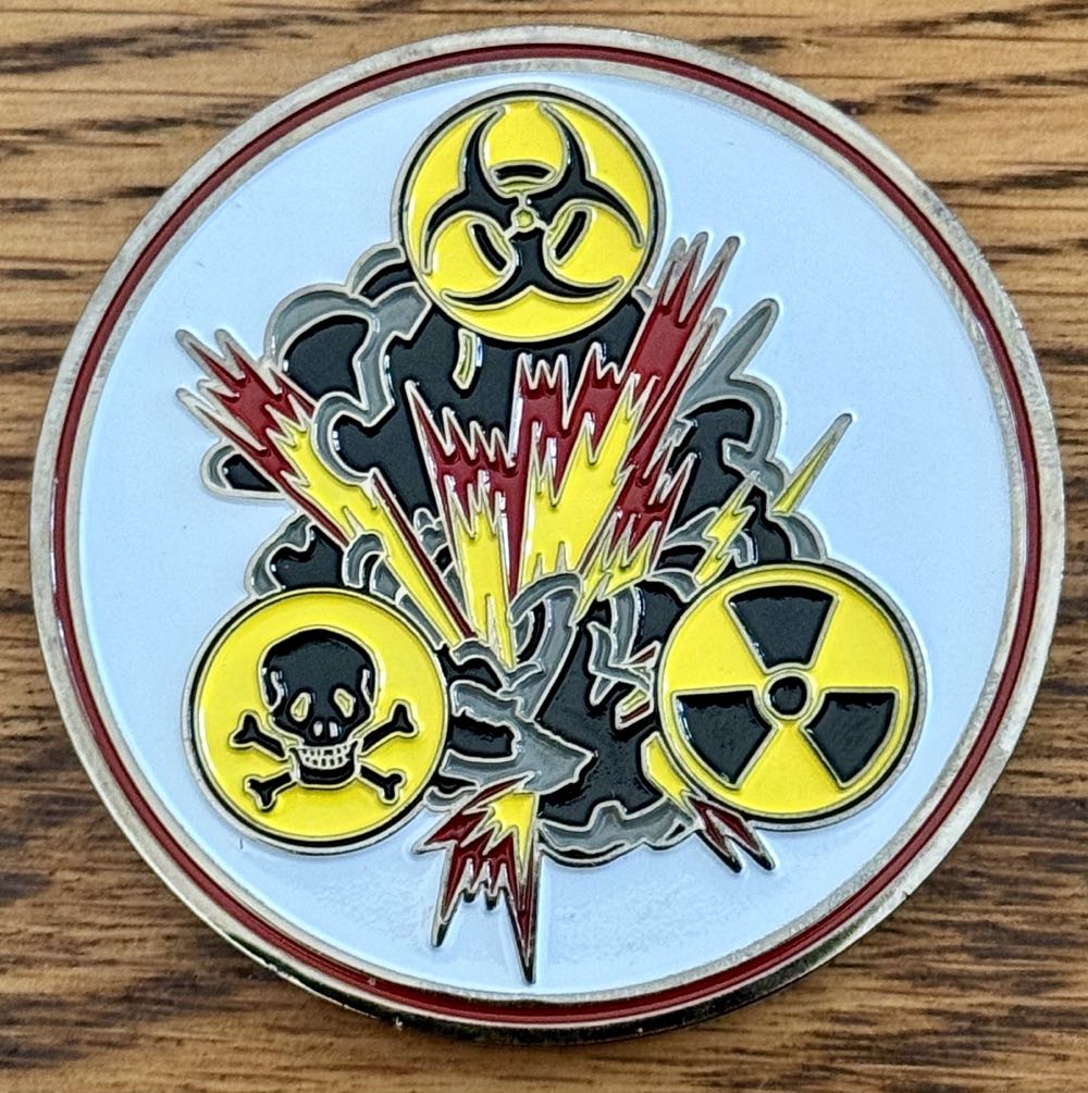 FDNY HAZ MAT 1  coin collectible - Main Image 2