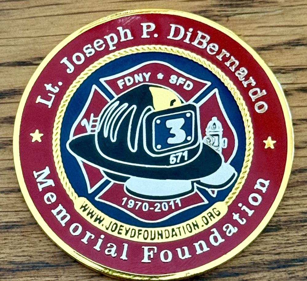 Joey D Foundation  - FDNY  coin collectible - Main Image 2