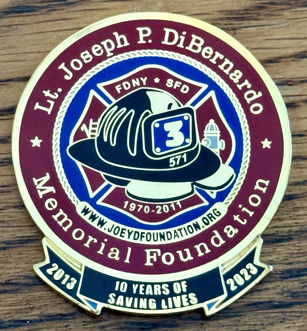 Joey D Foumdation FDNY - 10th Annivesary  coin collectible - Main Image 2