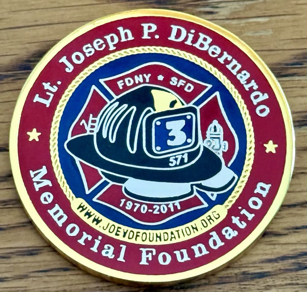 Joey D Foundation  FDNY  coin collectible - Main Image 2