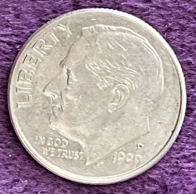 Dime 1999 P Roosevelt 2  coin collectible - Main Image 3