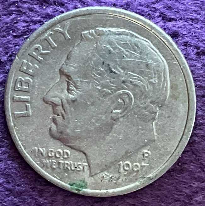 Dime 1997 P Roosevelt 2  coin collectible - Main Image 3