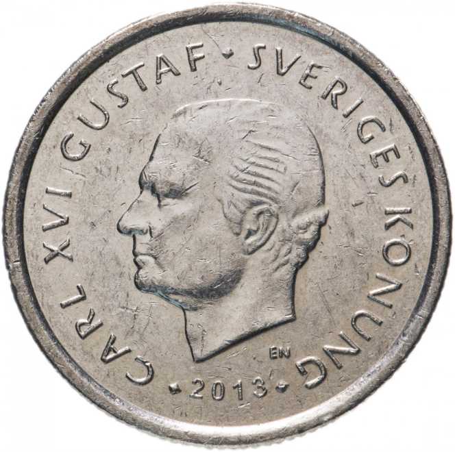 Sweden: 2013 1 Kroner  coin collectible - Main Image 2