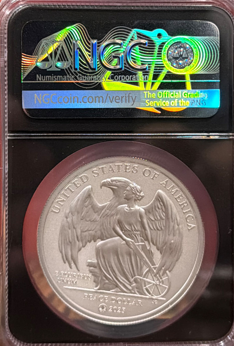 1921 Weinman Peace Dollar  coin collectible - Main Image 2