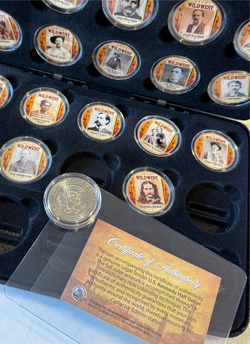 Wild West US Kennedy Half Dollar Collection  coin collectible - Main Image 2