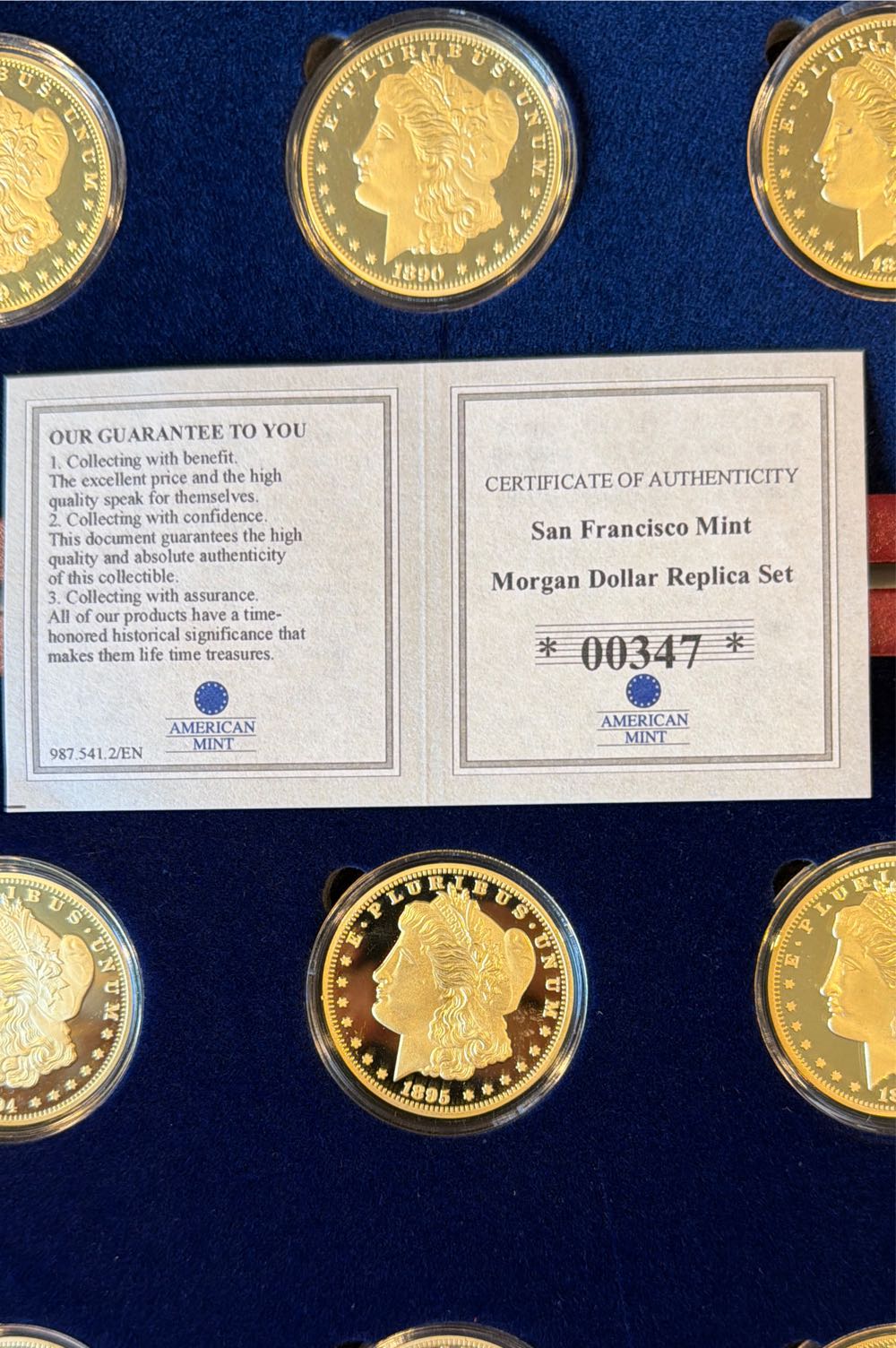 San Francisco Mint Morgan Dollar Replica Set  coin collectible - Main Image 2