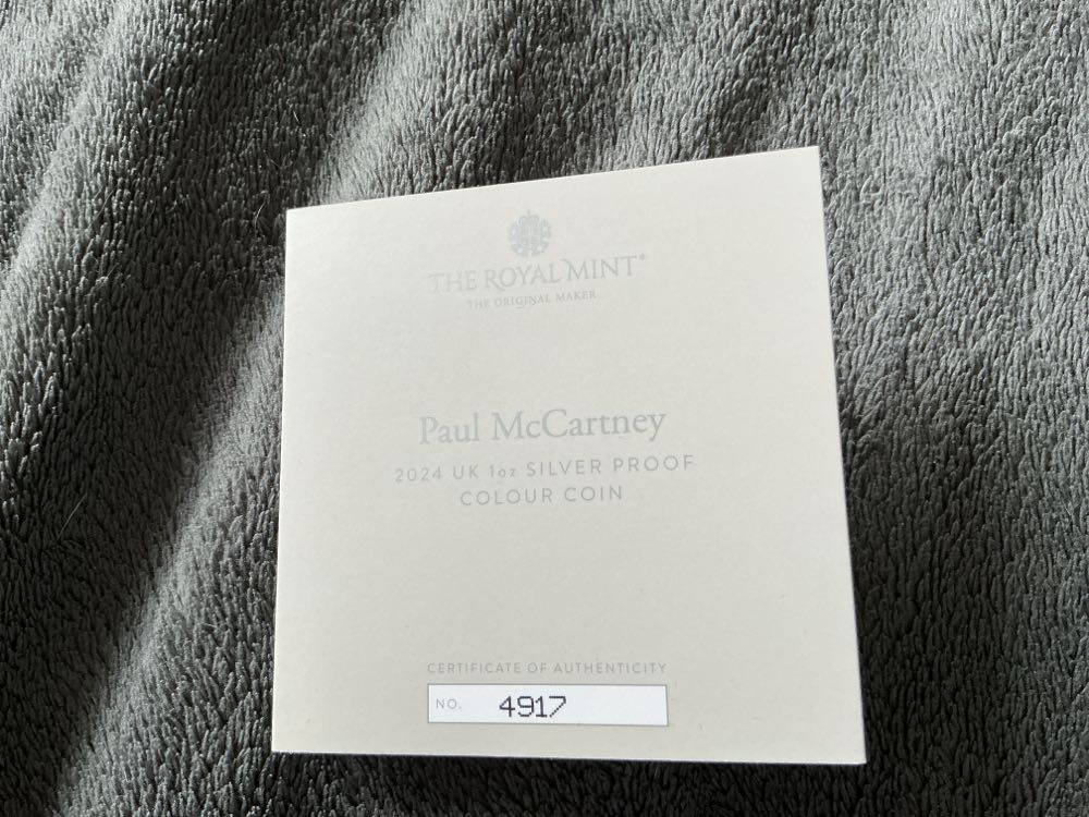 Music Legends - Paul McCartney  coin collectible [Barcode 5026177705017] - Main Image 4