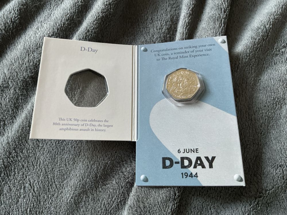 D-Day 80th Anniversary  coin collectible - Main Image 2