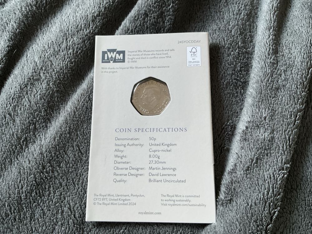 D-Day 80th Anniversary  coin collectible - Main Image 3