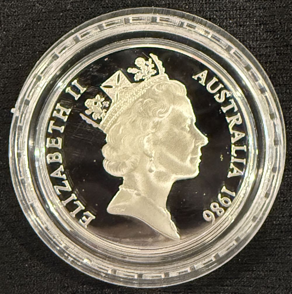 1986 $10 Proof South Australia  coin collectible - Main Image 2