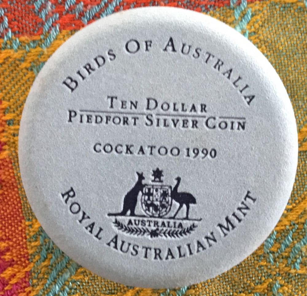 1990 $10 Australian Silver Proof  coin collectible - Main Image 4