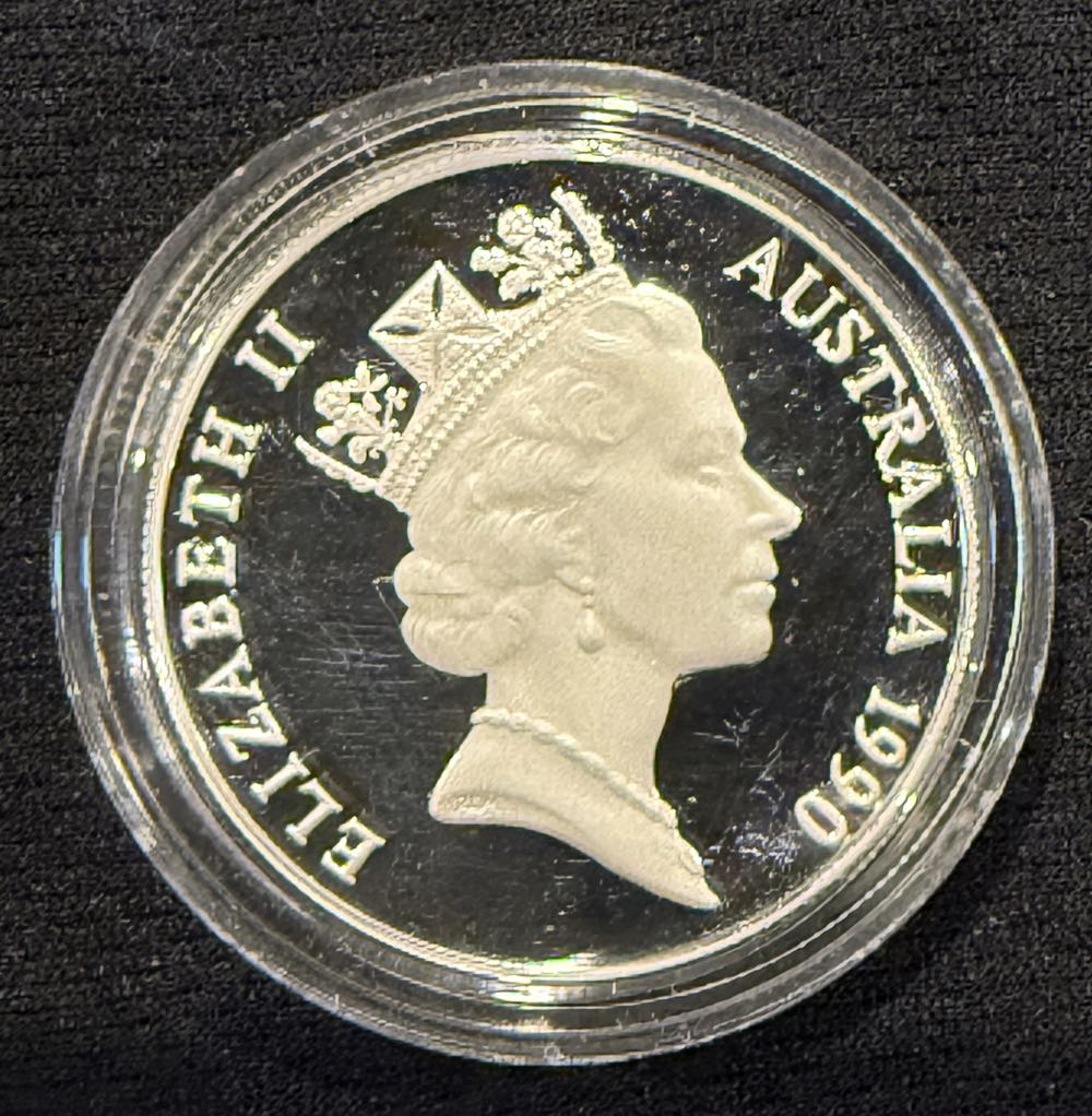 1990 Australian $10 Silver Proof  coin collectible - Main Image 2