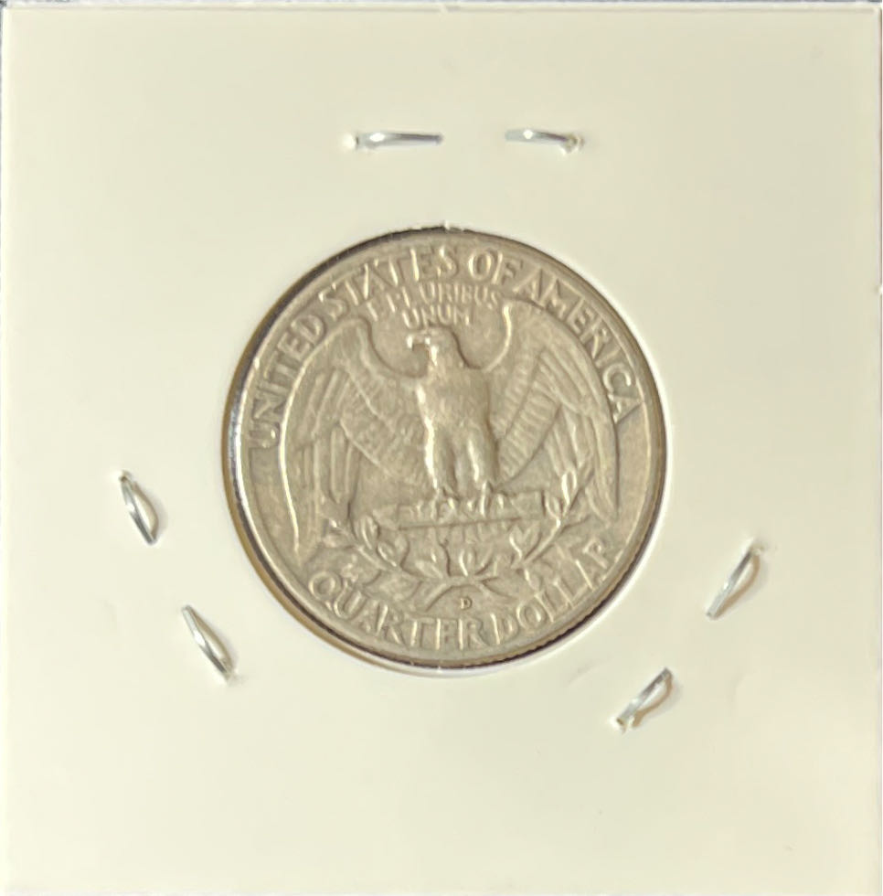 1958 D Washington Quarter  coin collectible - Main Image 2