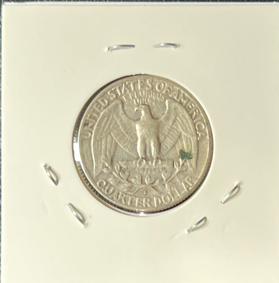 1962 D Washington Quarter  coin collectible - Main Image 2