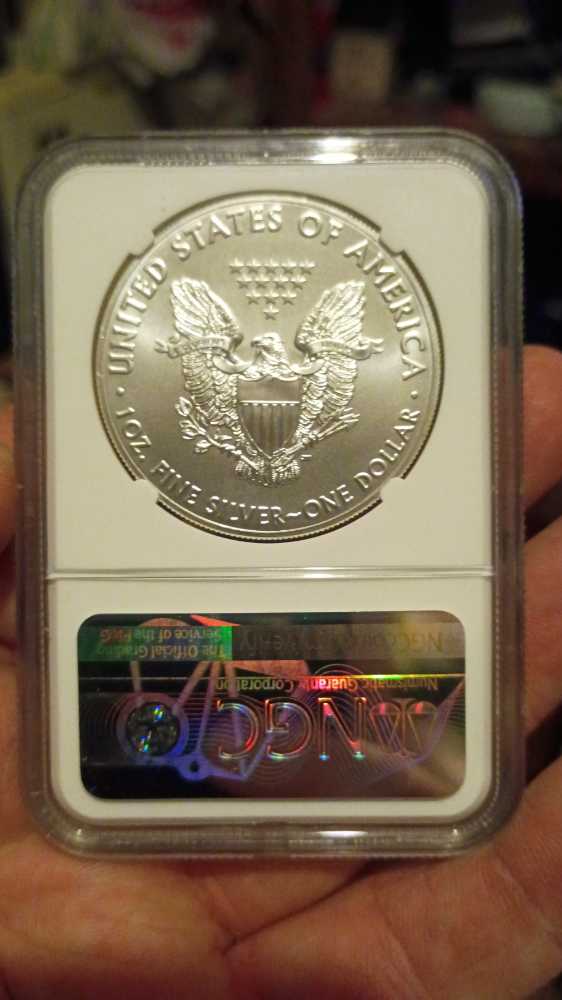 United States Silver Eagle (2020) (MS69)  coin collectible [Barcode 71248969006080963336] - Main Image 2