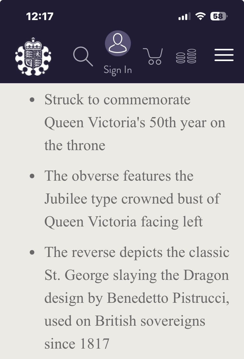 1887  coin collectible - Main Image 4