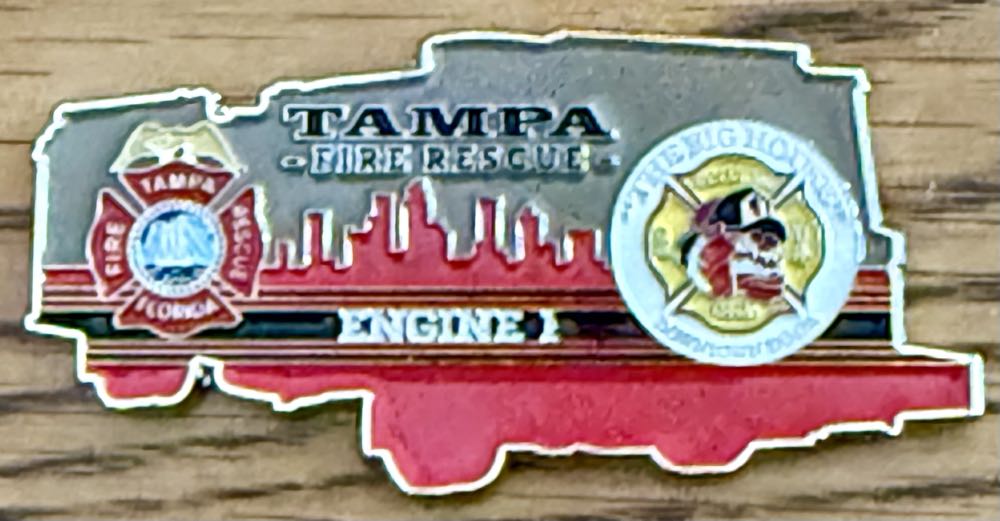 Tampa Engine 1  coin collectible - Main Image 2