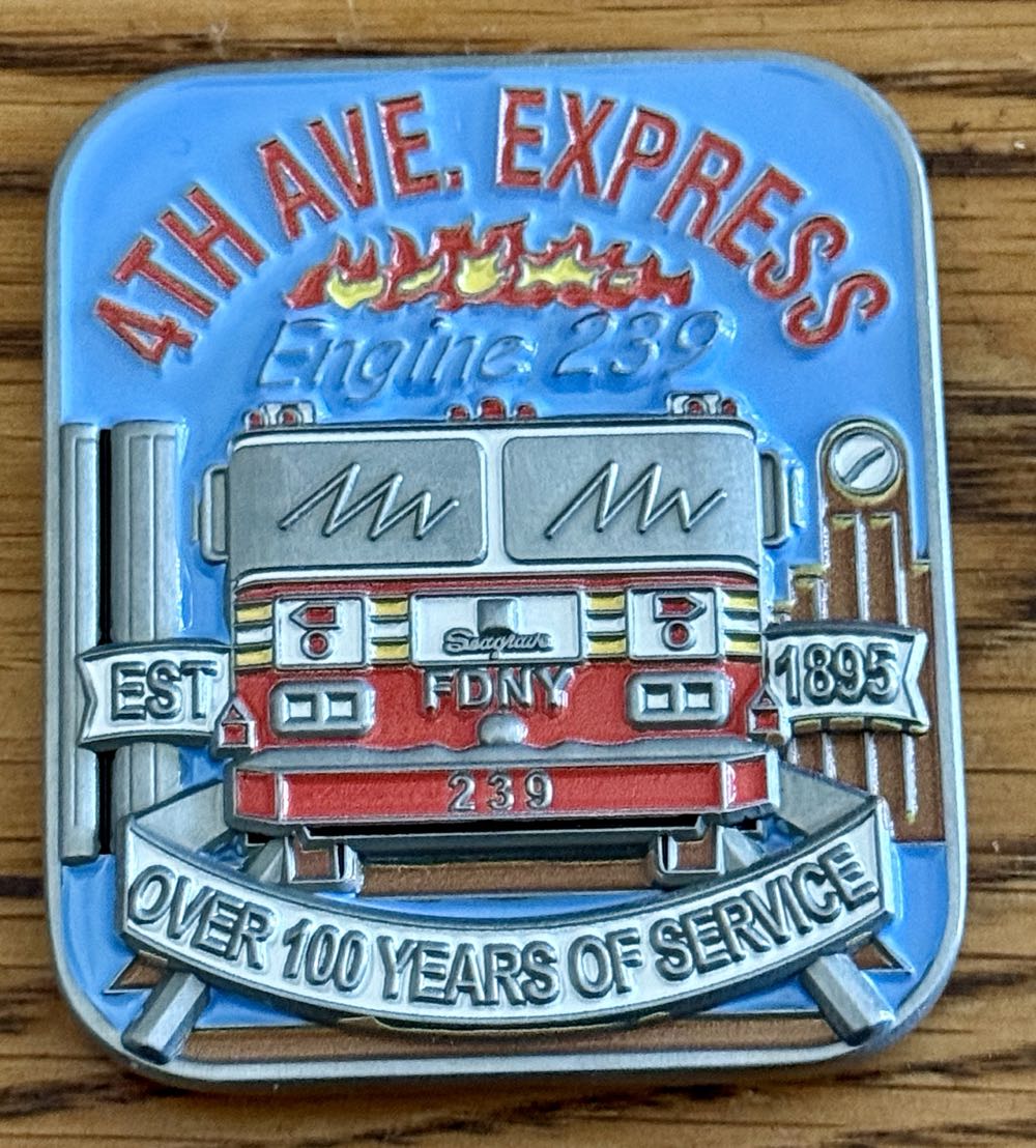 FDNY E239  coin collectible - Main Image 2