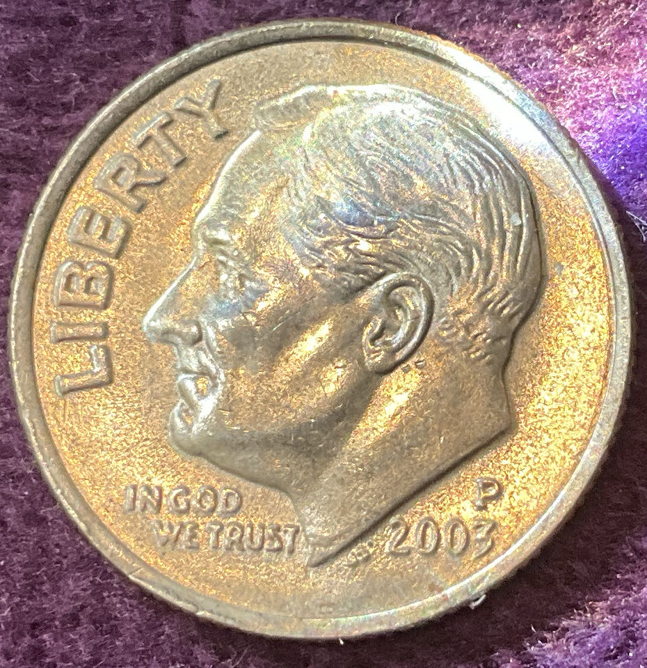 Dime 2003 P Roosevelt 1  coin collectible - Main Image 3