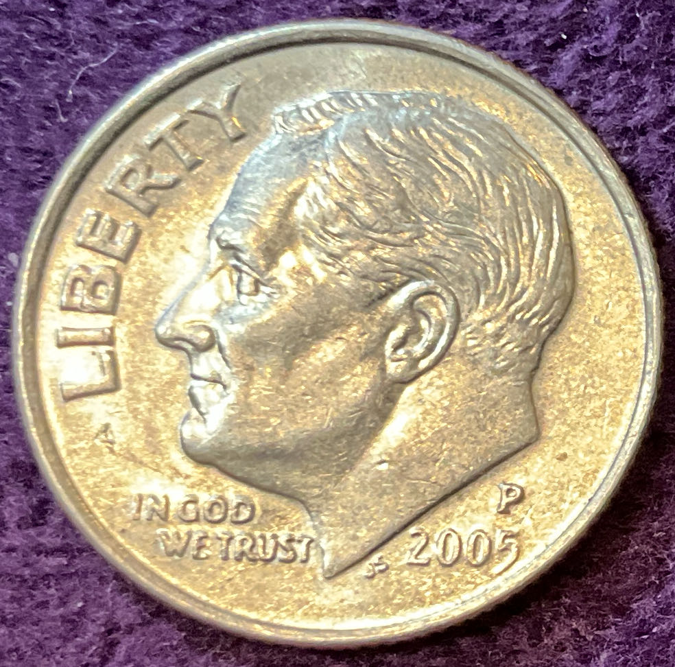 Dime 2005 P Roosevelt 2  coin collectible - Main Image 3