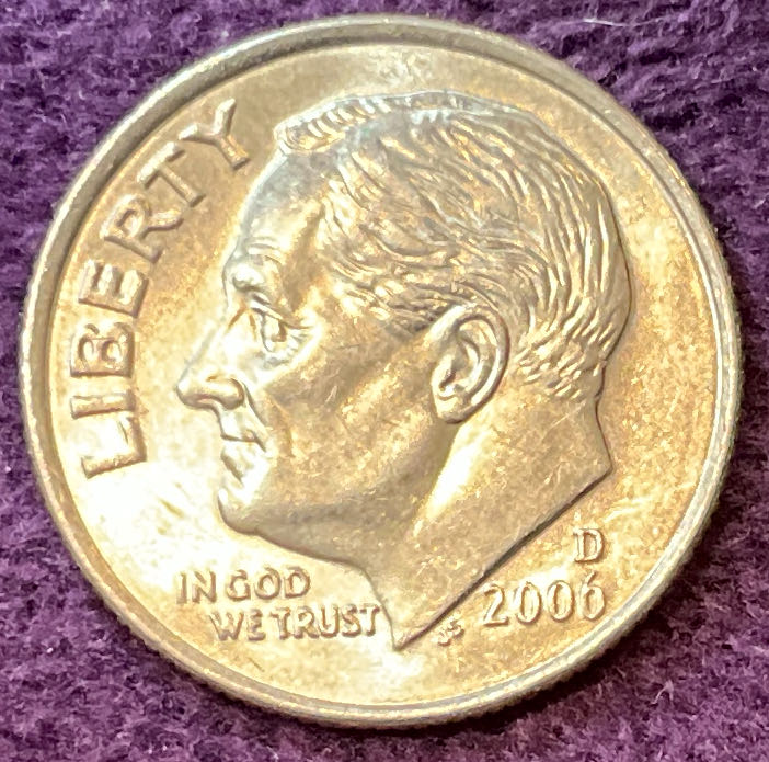 Dime 2006 D Roosevelt 5  coin collectible - Main Image 3