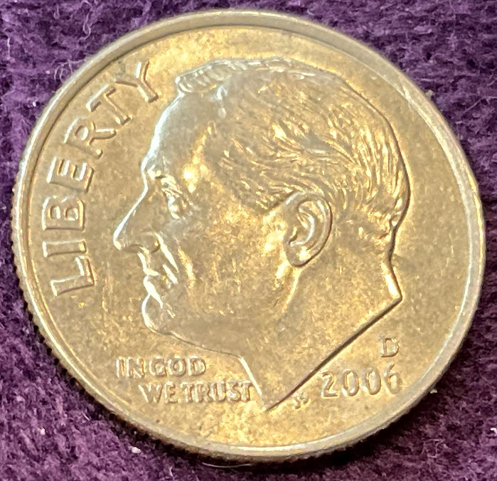 Dime 2006 D Roosevelt 6  coin collectible - Main Image 3