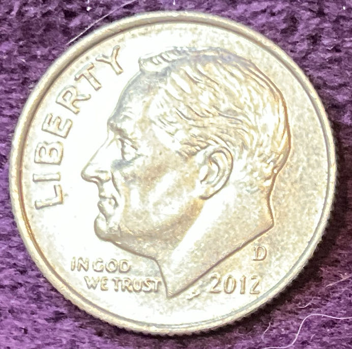 Dime 2012 D Roosevelt 10  coin collectible - Main Image 3