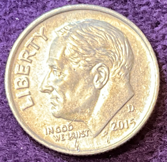 Dime 2015 D Roosevelt 10  coin collectible - Main Image 3