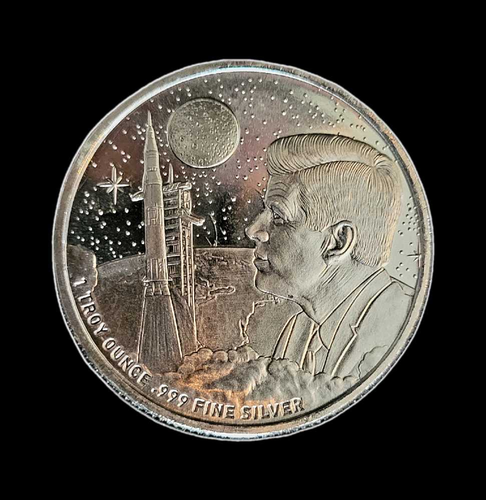 Apollo 11 Moon landing 1 oz  coin collectible - Main Image 4