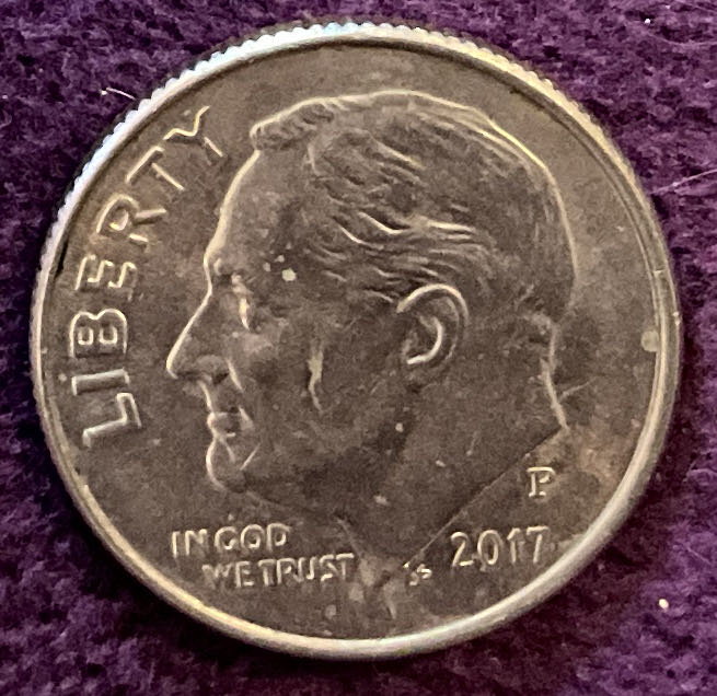 Dime 2017 P Roosevelt 3  coin collectible - Main Image 3
