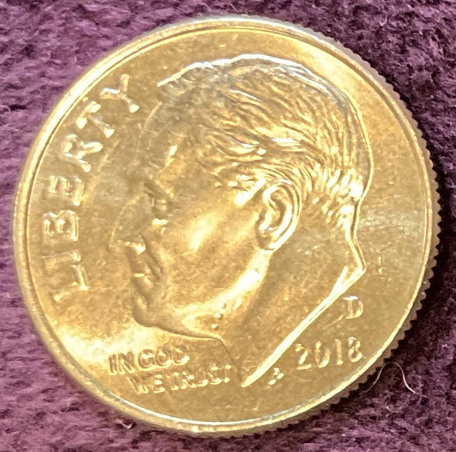 Dime 2020 D Roosevelt 20