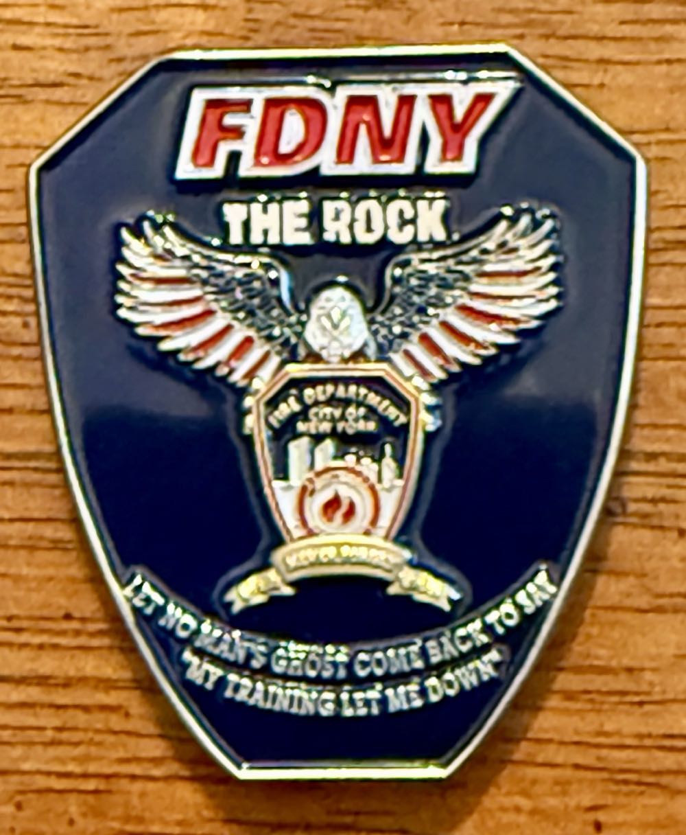 FDNY “The Rock”  coin collectible - Main Image 2