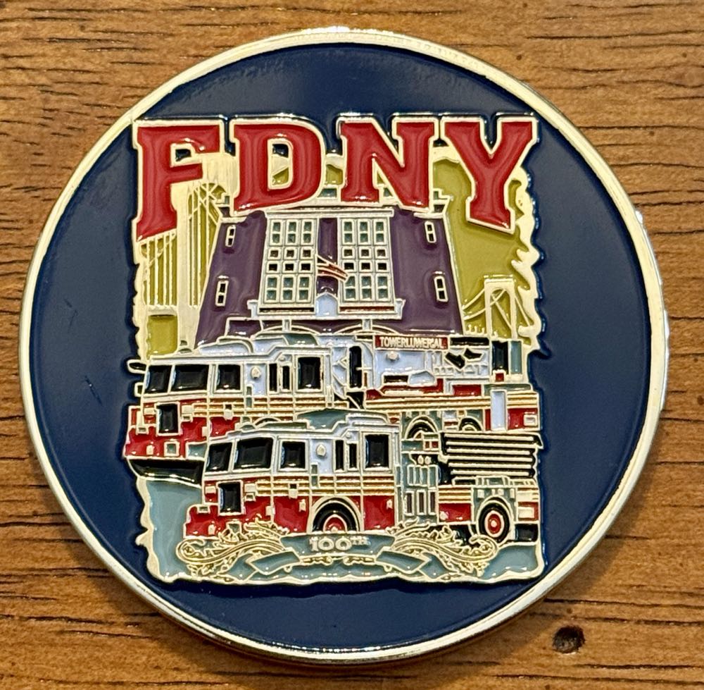 FDNY E295 / L144  coin collectible - Main Image 2