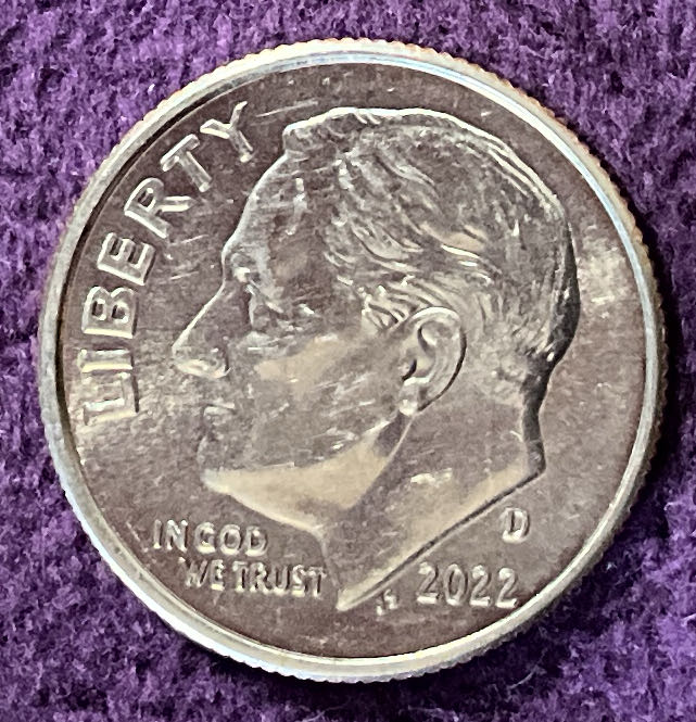 Dime 2022 D Roosevelt 11  coin collectible - Main Image 3