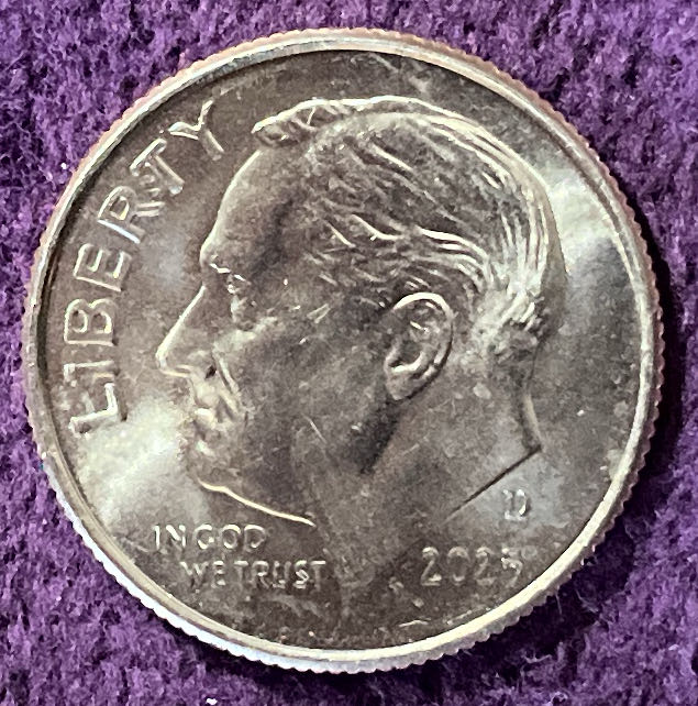 Dime 2025 D Roosevelt 1  coin collectible - Main Image 3