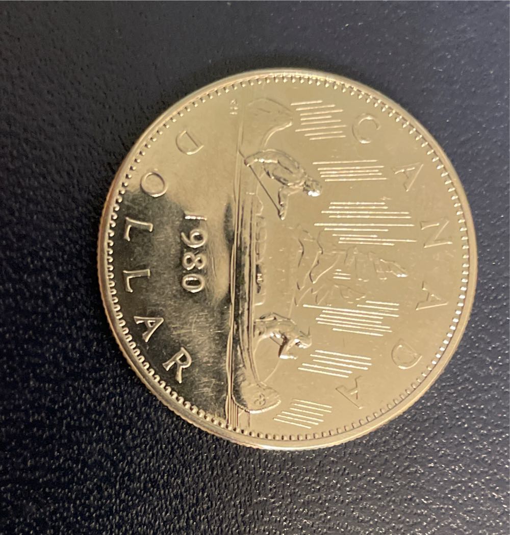 Canada Dollar 1980 DG Regina Elisabeth II  coin collectible - Main Image 1