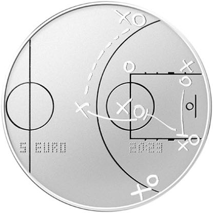 Latvijas basketbolam 100  coin collectible - Main Image 2