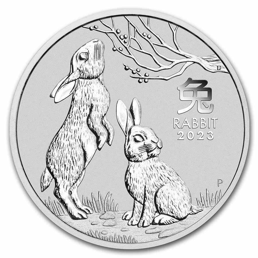 Lunar Series III 2023 Year of the Rabbit 1/2oz  coin collectible - Main Image 3