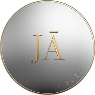 JĀ vai JĀ  coin collectible - Main Image 2