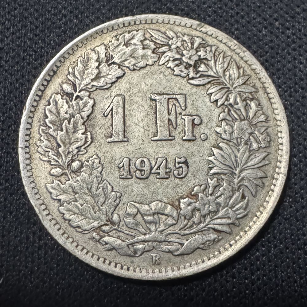 Switzerland 1c - 1945 B  coin collectible - Main Image 2