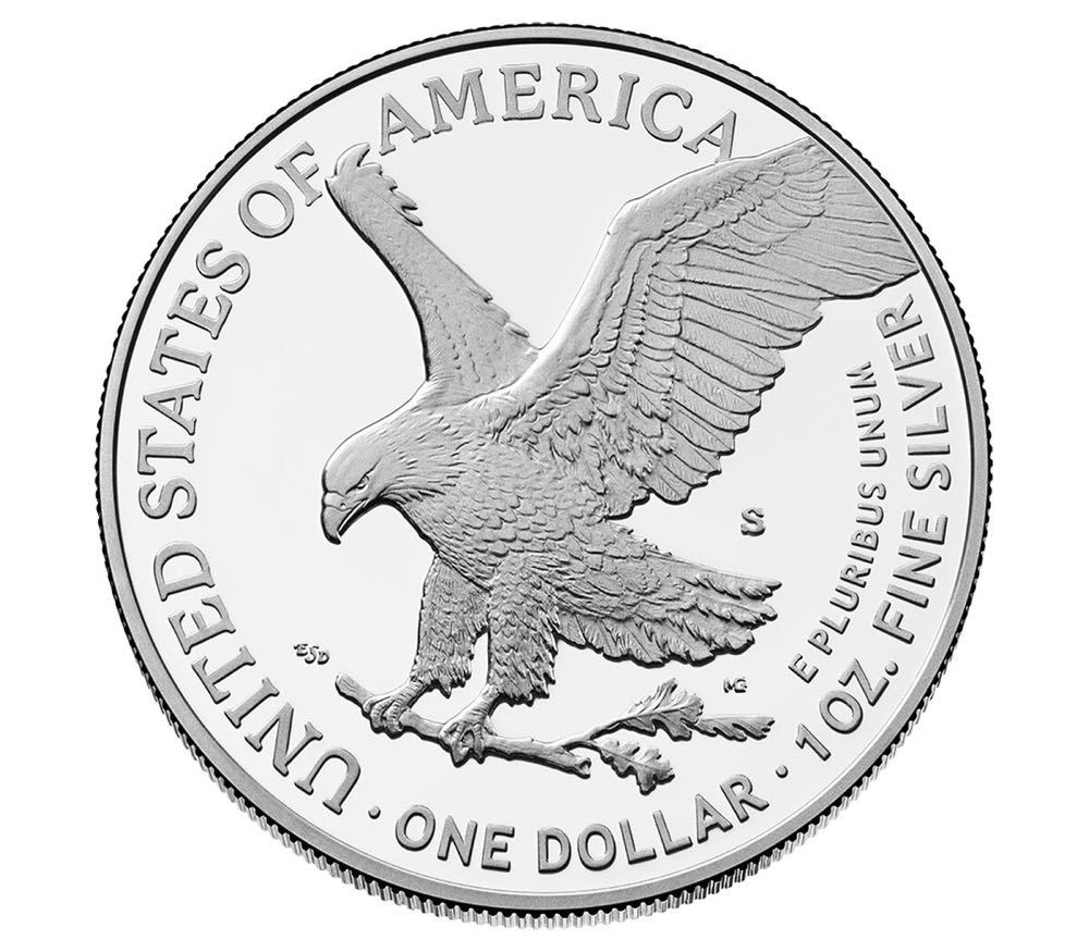 250th Anniversary United States Navy American Eagle One Ounce Silver Proof Coin  coin collectible - Main Image 2