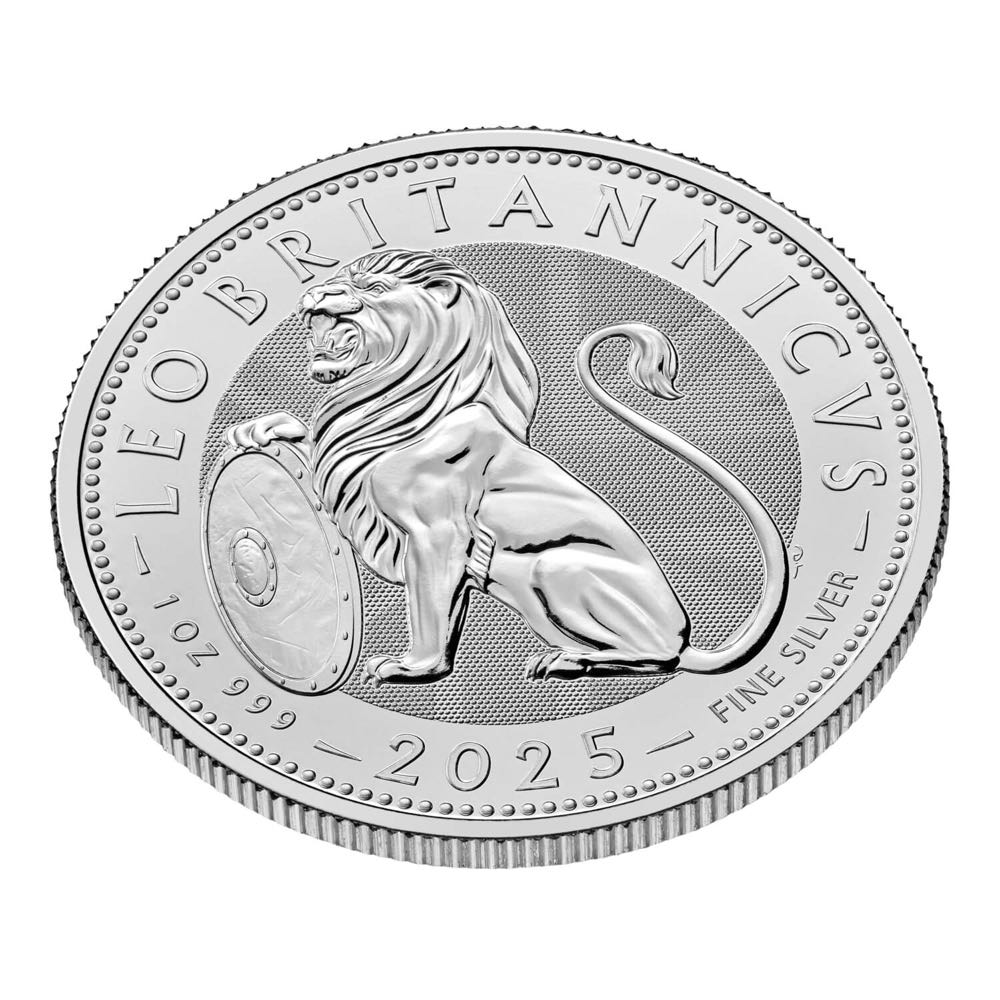 The British Lion 2025 1oz Silver Coin  coin collectible - Main Image 3