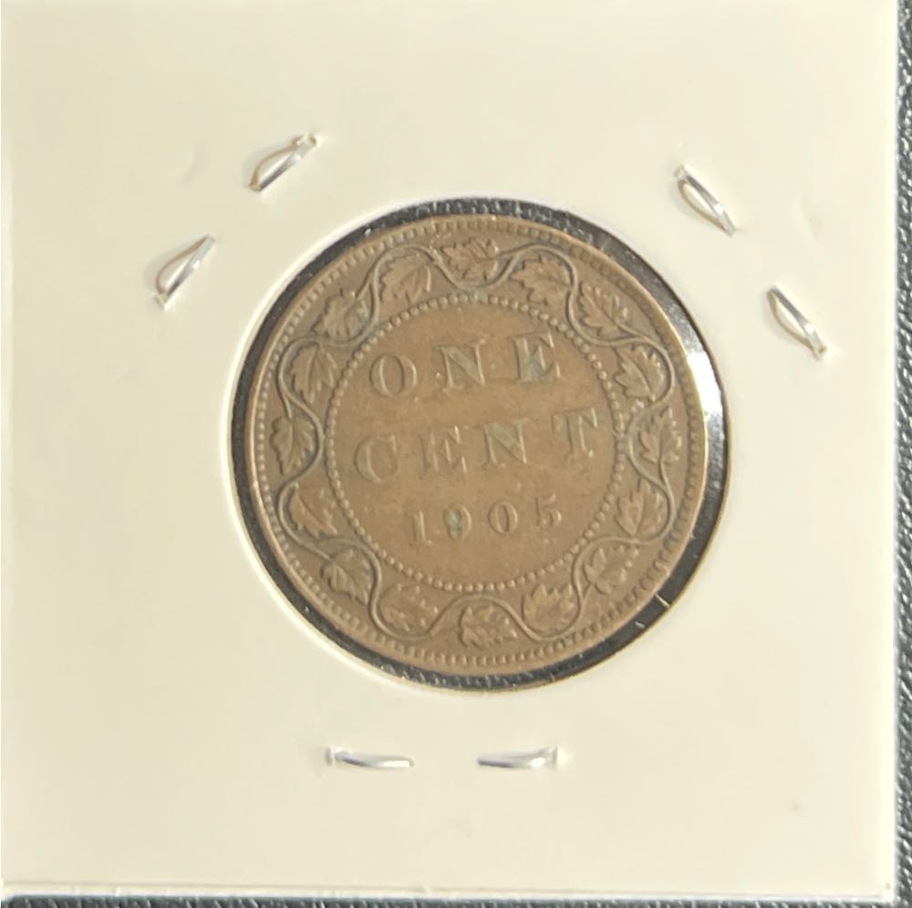 1905 Canadian Penny   coin collectible - Main Image 2