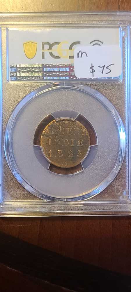 1823 Netherlands Duit  coin collectible - Main Image 2