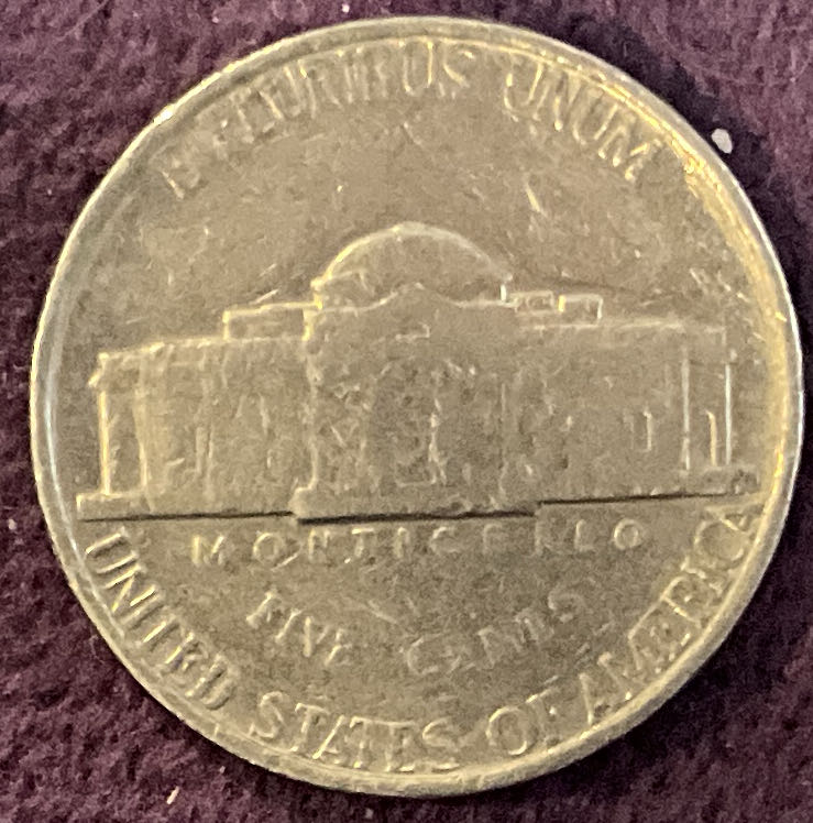 Nickel Jefferson P 1981 2  coin collectible - Main Image 4