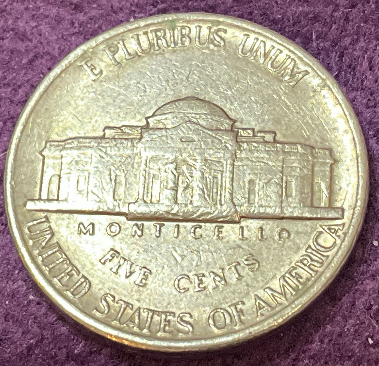 Nickel Jefferson D 1983 6  coin collectible - Main Image 2
